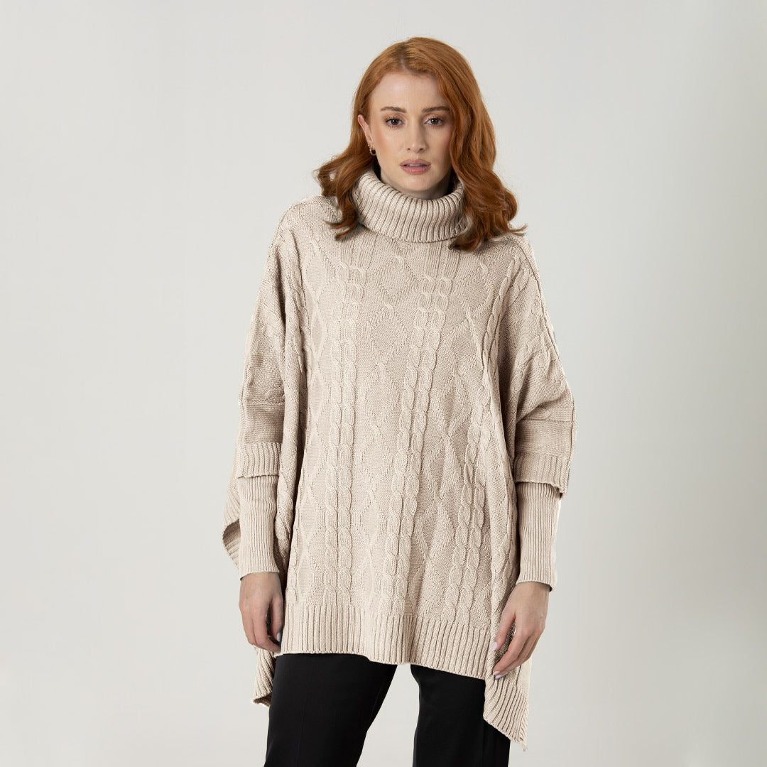 Ruana Roma Beige