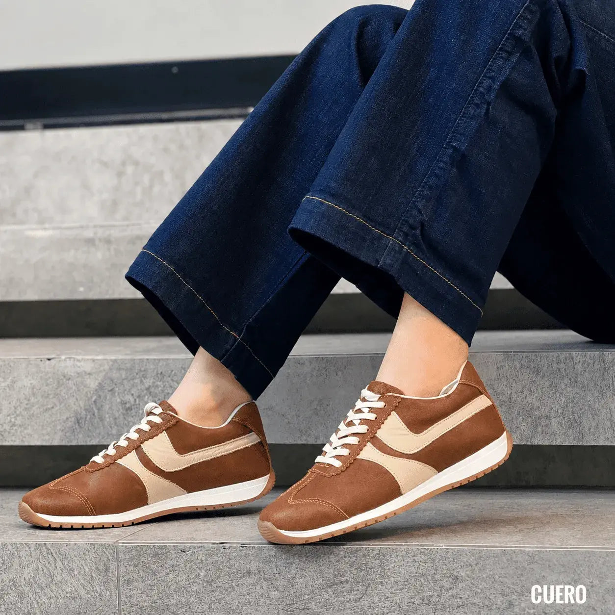 Bolichero para dama Ref Lucca en cuero craquelado con forro en badana, plantilla confort y cordones encerados. Elegante, cómodo y resistente para uso diario.