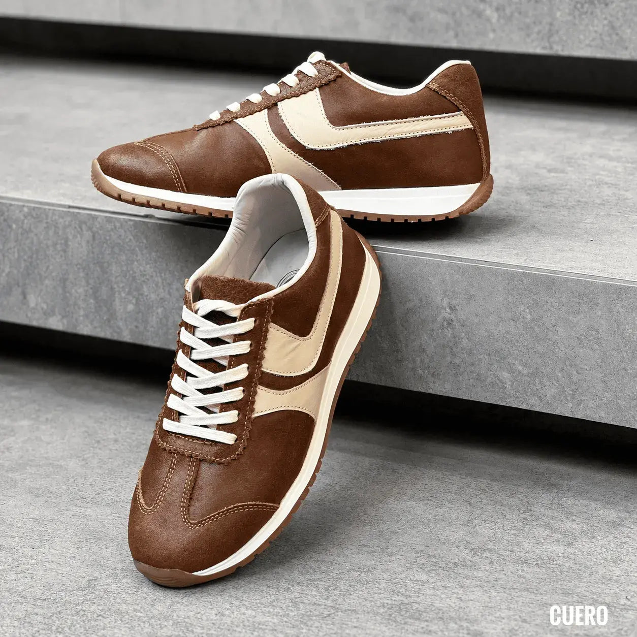 Bolichero para dama Ref Lucca en cuero craquelado con forro en badana, plantilla confort y cordones encerados. Elegante, cómodo y resistente para uso diario.