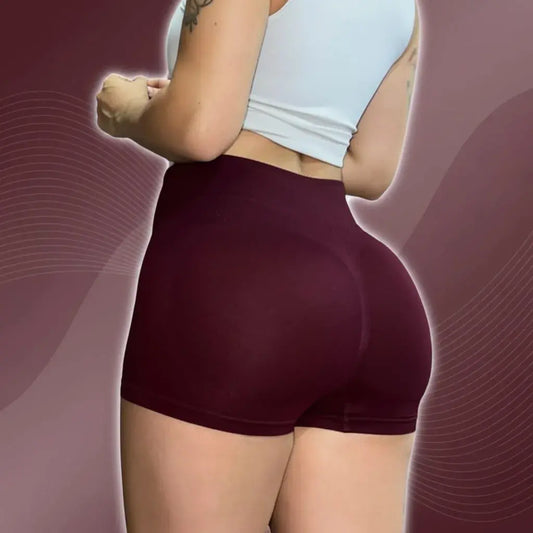 Panty levantacola con faja en microfibra para mujer. Realza la cola y estiliza el abdomen bajo jeans y pantalones, sin marcar. Tallas S-M y L-XL. Cocoa, blanco, marfil, negro, azul oscuro, vinotinto y amarillo.