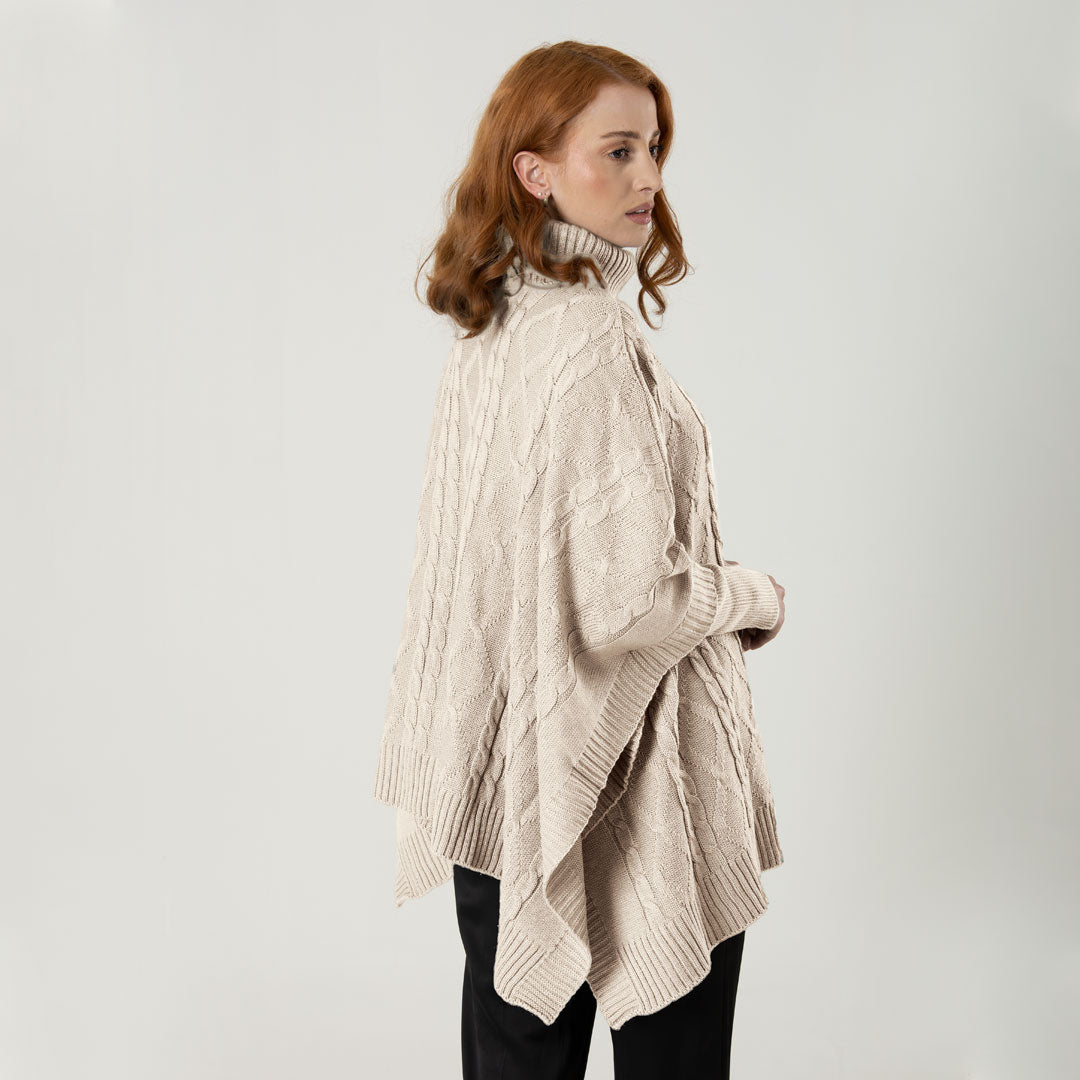 Ruana Roma Beige